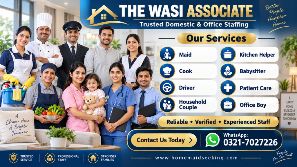 home maid seeking.